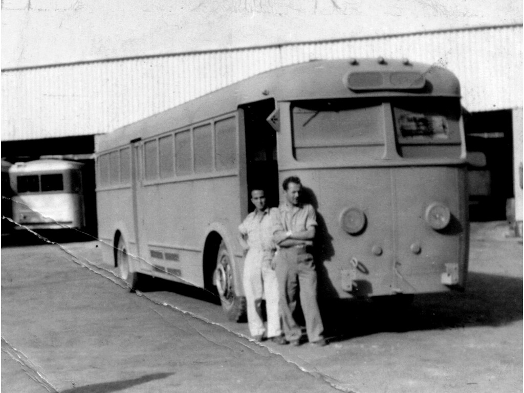 When the Mekasher Garage served as a bus factory