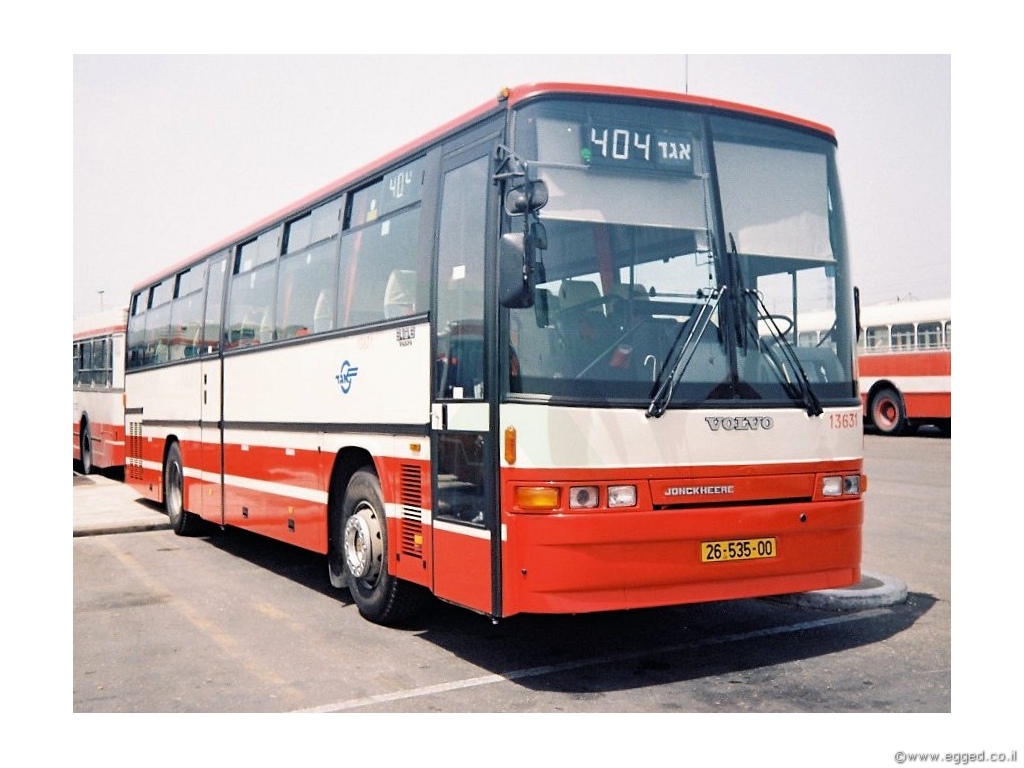 אוטובוס הוולוו B10B הראשון שהגיע לאגד