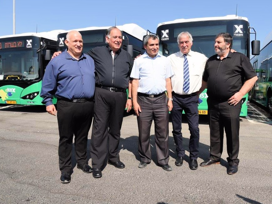 אירוע השקת 25 האוטובוסים החשמליים